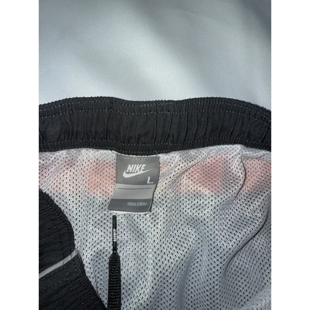 Nike Swim Mens Swim Shorts Trunks Large‎ Lined Elastic Waist Drawstring